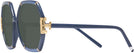 Oversized,Square Transparent Navy/Navy Tory Burch 9072U Progressive No Line Reading Sunglasses View #3
