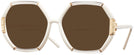 Oversized,Square Transparent Beige/ivory Tory Burch 9072U Bifocal Reading Sunglasses View #1