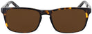 Rectangle Tortoise Varvatos 366 Progressive No Line Reading Sunglasses View #2