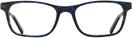 Rectangle Blue/tortoise Varvatos 412 Progressive No-Lines View #2