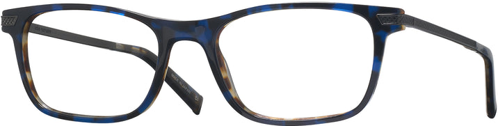 Rectangle Blue/tortoise Varvatos 412 Progressive No-Lines View #1