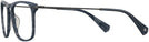Square Blue/Horn Varvatos V420 Progressive No-Lines View #3