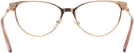 Cat Eye Rose Gold Versace 1277 Progressive No-Lines View #4