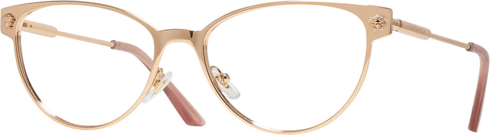 Cat Eye Rose Gold Versace 1277 Progressive No-Lines View #1