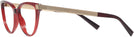 Cat Eye Transparent Red Versace 3271 Progressive No-Lines View #3