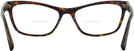 Cat Eye Havana Versace 3272 Bifocal View #4