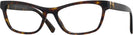 Cat Eye Havana Versace 3272 Single Vision Full Frame View #1