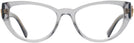 Cat Eye Transparent Grey Versace 3280B Single Vision Full Frame View #2