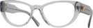 Cat Eye Transparent Grey Versace 3280B Progressive No-Lines View #1