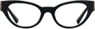 Cat Eye Black Versace 3282 Petite Progressive No-Lines View #2