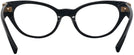 Cat Eye Black Versace 3282 Petite Progressive No-Lines View #4