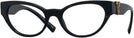 Cat Eye Black Versace 3282 Petite Progressive No-Lines View #1