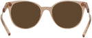 Square Trans Brown Versace 3291 Progressive No Line Reading Sunglasses View #4