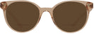 Round Trans Brown Versace 3291 Bifocal Reading Sunglasses View #2