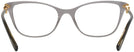 Cat Eye Transparent Grey Versace 3293 Single Vision Full Frame View #4