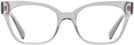 Cat Eye Transparent Grey Versace 3294 Progressive No-Lines View #2