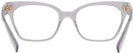 Cat Eye Transparent Grey Versace 3294 Single Vision Full Frame View #4
