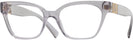 Cat Eye Transparent Grey Versace 3294 Progressive No-Lines View #1