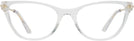 Cat Eye Crystal Versace 3309 Single Vision Full Frame View #2