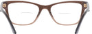 Cat Eye Brown Gradient Versace 3316 Bifocal View #4