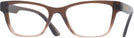 Cat Eye Brown Gradient Versace 3316 Single Vision Full Frame View #1