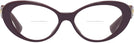 Cat Eye Bordeaux Versace 3331U Bifocal View #2