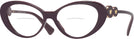 Cat Eye Bordeaux Versace 3331U Bifocal View #1