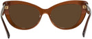 Cat Eye Trans Brown Versace 4388 Progressive No Line Reading Sunglasses View #4