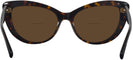 Cat Eye Havana Versace 4388 Bifocal Reading Sunglasses View #4