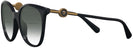 Oversized,Round Black Versace 4404 Bifocal Reading Sunglasses with Gradient View #3