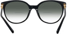 Oversized,Round Black Versace 4404 Bifocal Reading Sunglasses with Gradient View #4