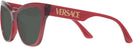 Cat Eye Transparent Red Versace 4417U Progressive No Line Reading Sunglasses View #3
