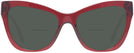 Cat Eye Transparent Red Versace 4417U Bifocal Reading Sunglasses View #2