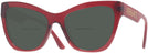 Cat Eye Transparent Red Versace 4417U Bifocal Reading Sunglasses View #1
