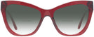 Cat Eye Transparent Red Versace 4417U w/ Gradient Bifocal Reading Sunglasses View #2