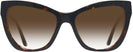 Cat Eye Havana Versace 4417U w/ Gradient Progressive No Line Reading Sunglasses View #2