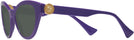 Cat Eye True Purple/dark Grey Lens Versace 4435 View #3