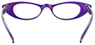 Cat Eye Purrfect Purple Cat Crazy Luxe Single Vision Half Frame View #4