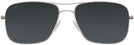 Rectangle Silver/grey Lens Maui Jim Wiki Wiki 246 Bifocal Reading Sunglasses View #2