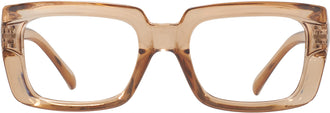 Eye-Conic Single Vision Full Reader. Color: Light Brown