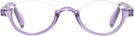 Rectangle Lavender Eye-Full Single Vision Full Frame View #2