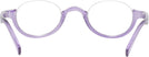 Rectangle Lavender Eye-Full Single Vision Full Frame View #4