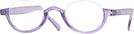 Rectangle Lavender Eye-Full Single Vision Full Frame View #1