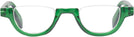  Dark Green Suzy Q Single Vision Half Frame View #2