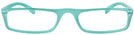 Rectangle Tropical Blue Cool-Aide Single Vision Half Frame View #2