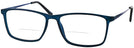 Rectangle Matte Navy Lite Tec II Bifocal View #1