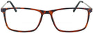 Rectangle Matte Tortoise Lite Tec II Bifocal View #2